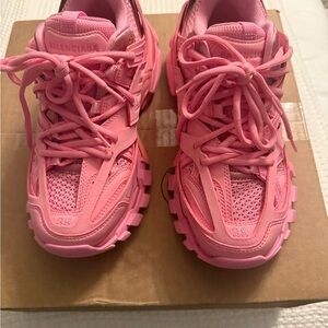 Balenciaga Women's Vibrant Pink Sneakers